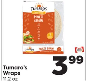 Weis Markets Tumaro's wraps offer