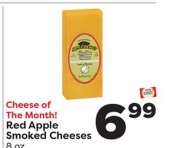 Weis Markets Red apple smoked cheeses offer