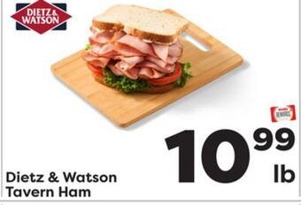 Weis Markets Dietz & watson tavern ham offer