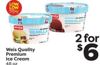 Weis Markets Weis quality premium ice cream offer