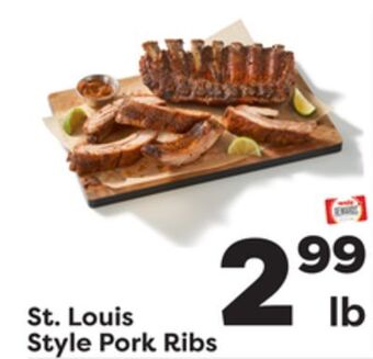 Weis Markets St. louis style pork ribs offer