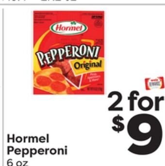 Weis Markets Hormel pepperoni offer