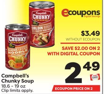 Weis Markets Campbell's chunky soup offer