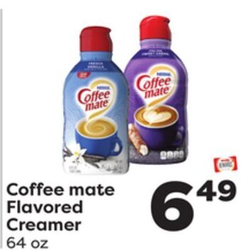 Weis Markets Nestle coffee mate flavored creamer offer