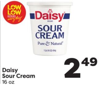 Weis Markets Daisy sour cream offer