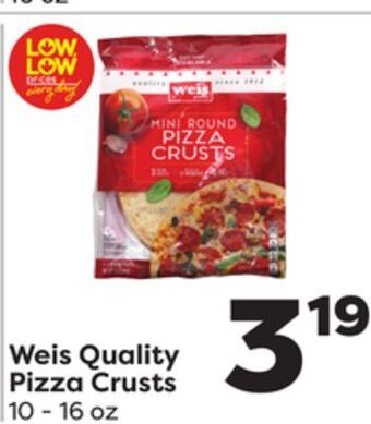 Weis Markets Weis quality pizza crusts offer