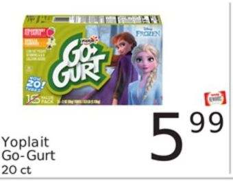 Weis Markets Yoplait go-gurt offer