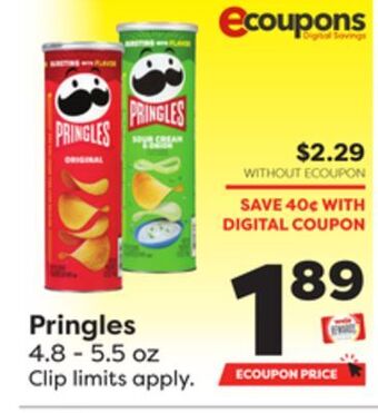 Weis Markets Pringles offer