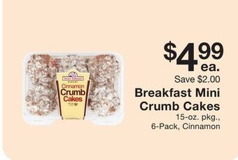 Fairway Store Market Breakfast mini crumb cakes offer