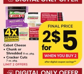 ACME Cabot cheese offer