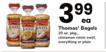 ACME Thomas' bagels offer