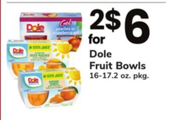 ACME Dole fruit bowls offer
