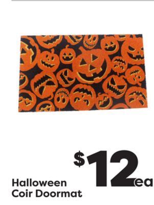 Weis Markets Halloween coir doormat offer