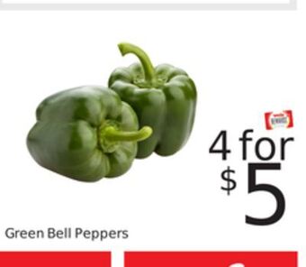 Weis Markets Green bell peppers offer