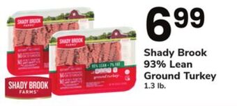 ACME Shady brook 93% lean ground turkey offer