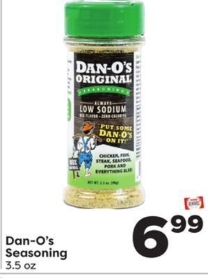 Weis Markets Dan-o' s seasoning offer