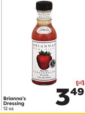 Weis Markets Brianna's dressing offer