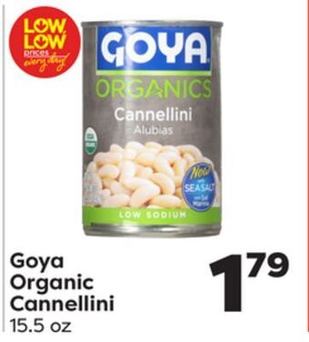 Weis Markets Goya organic cannellini offer
