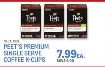 Kings Food Markets Peet's premium single serve coffee k-cups offer