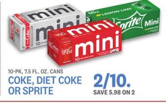 Kings Food Markets Coke, diet coke or sprite offer