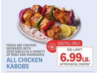 Kings Food Markets All chicken kabobs offer
