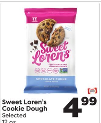 Weis Markets Sweet loren's cookie dough offer