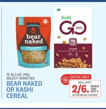 Kings Food Markets Bear naked or kashi cereal offer