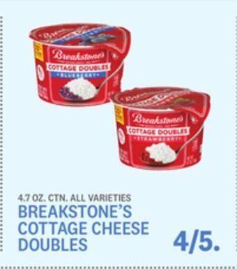 Kings Food Markets Breakstone's cottage cheese doubles offer
