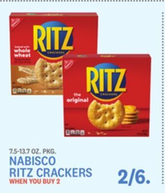 Kings Food Markets Nabisco ritz crackers offer