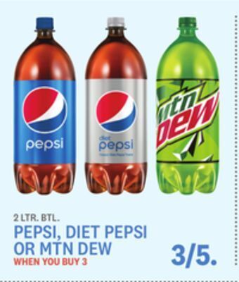 Kings Food Markets Pepsi, diet pepsi or mtn dew offer