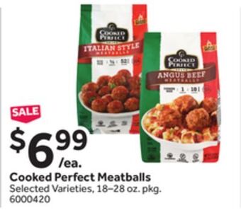 Stop&Shop Cooked perfect meatballs offer
