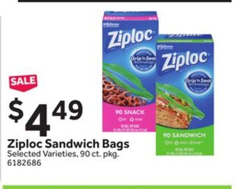 Stop&Shop Ziploc sandwich bags offer