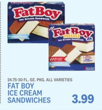 Kings Food Markets Fat boy ice cream sandwiches offer