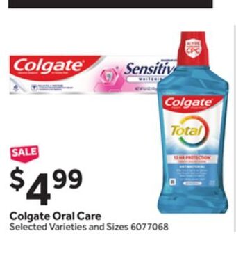Stop&Shop Colgate oral care offer