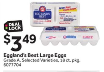 Stop&Shop Eggland's best large eggs offer