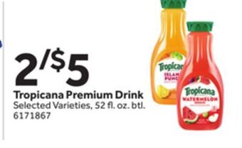 Stop&Shop Tropicana premium drink offer