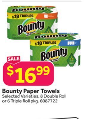 Stop&Shop Bounty paper towels offer