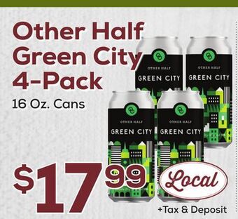 DeCicco & Sons Other half green city 4-pack offer