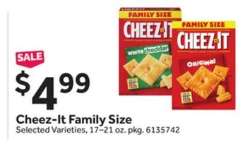 Stop&Shop Cheez-it family size offer