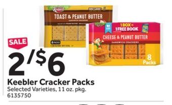 Stop&Shop Keebler cracker packs offer