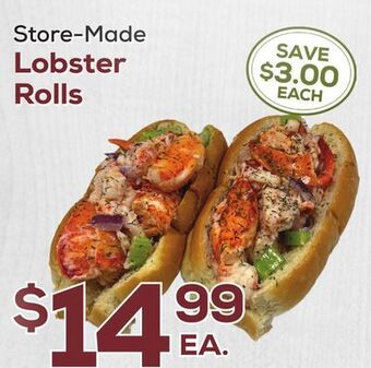 DeCicco & Sons Lobster rolls offer
