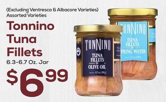 DeCicco & Sons Tonnino tuna fillets offer