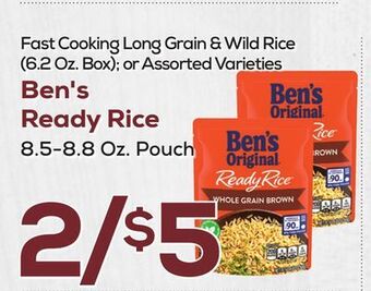 DeCicco & Sons Ben's ready rice. pouch offer