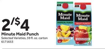 Stop&Shop Minute maid punch offer