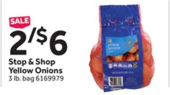 Stop&Shop Stop & shop yellow onions offer