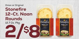 DeCicco & Sons Stonefire 12-ct. naan rounds offer