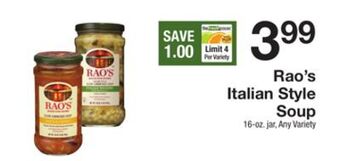 The Fresh Grocer Italian style soup offer