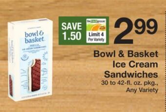 The Fresh Grocer Ice cream sandwiches offer
