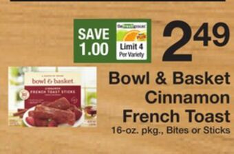 The Fresh Grocer Cinnamon french toast offer