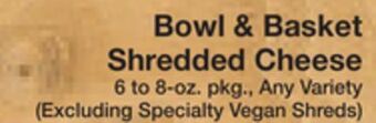 The Fresh Grocer Shredded cheese offer